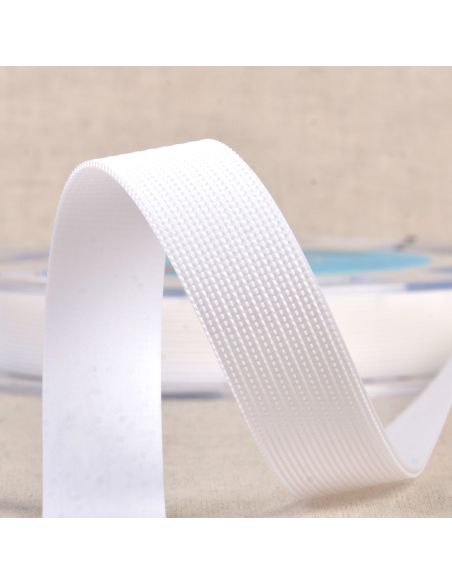 Klittenband plastic - Wit